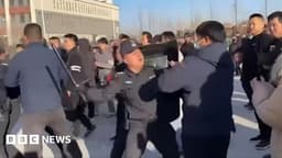 Violent protests after student falls to his death in China