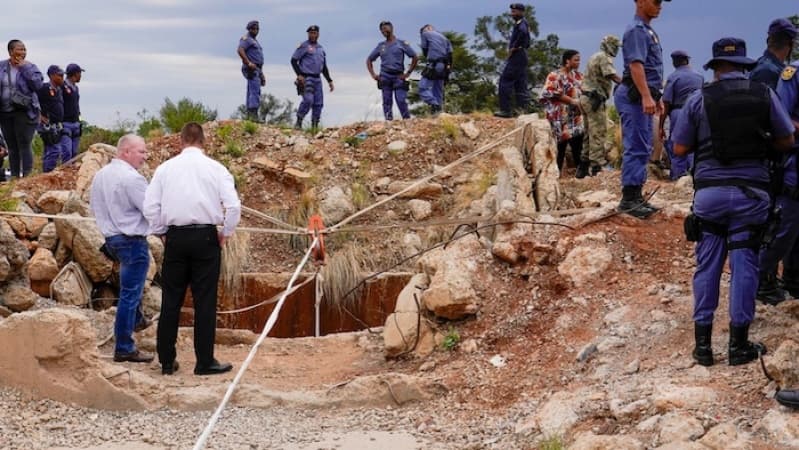 At least 100 illegal miners reportedly dead after months trapped in South African mine, group claims