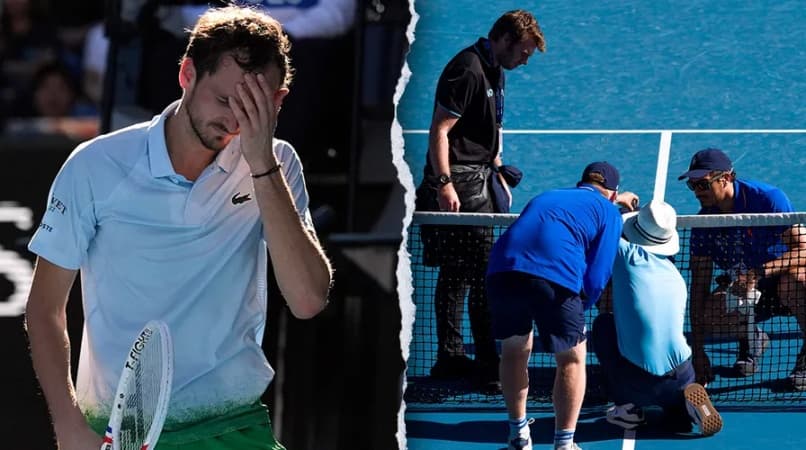 Tennis star smashes camera in angry outburst at Australian Open