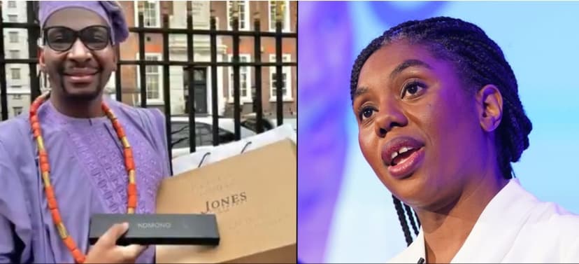 UK-based Nigerian replaces Kemi Badenoch’s brother’s ‘stolen shoes, wristwatch’