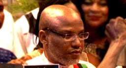 Nnamdi Kanu sues Buhari’s ex-aide for N100b defamation 