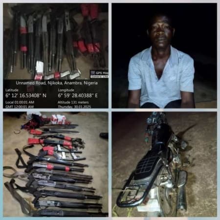Agunechemba busts kidnap syndicate, arrests suspect, recovers 14 guns, others
