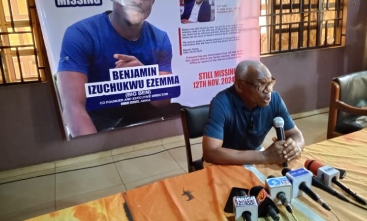 Activist raises the alarm over missing prominent Anambra citizens