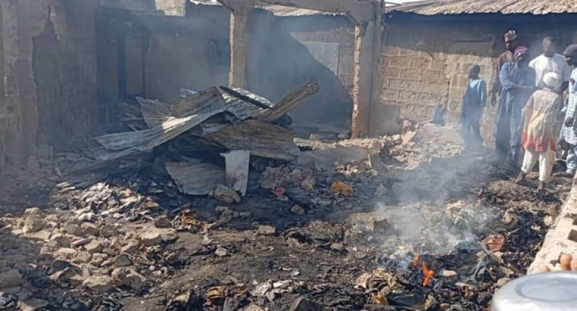 BREAKING: 17 children burnt to death, 16 others injured as fire razes school in Zamfara