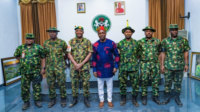 Soludo reaffirms state?s commitment to strengthening security partnerships, as GOC 82 Div visits
