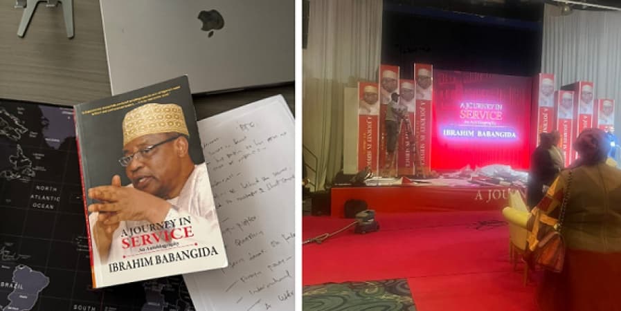 JUST IN: Gridlock in Abuja as IBB presents autobiography