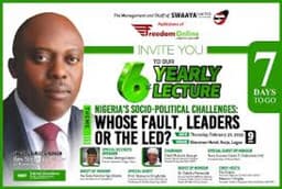 Fubara, Daniel, Bode George, Olubolade, Gani Adams, others for Freedom Online’s 6th Yearly Lecture