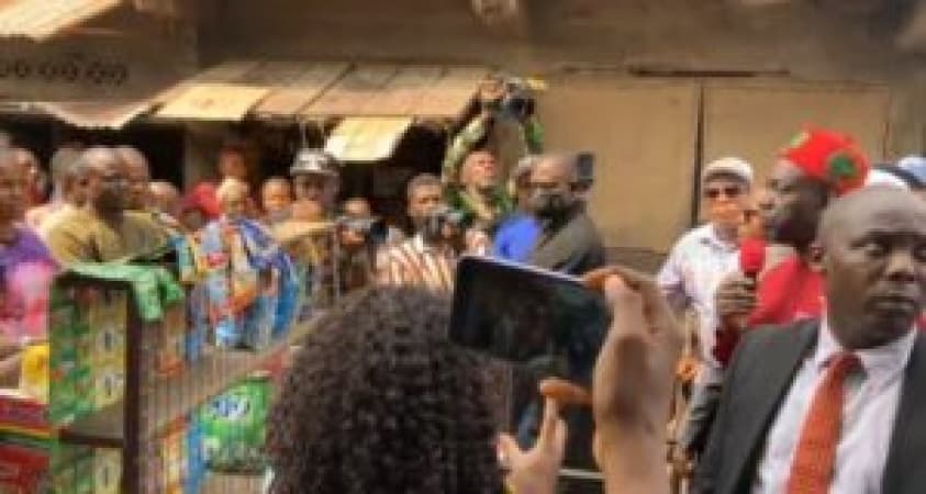 Soludo visits shut Onitsha drug markets, pledges quick solution