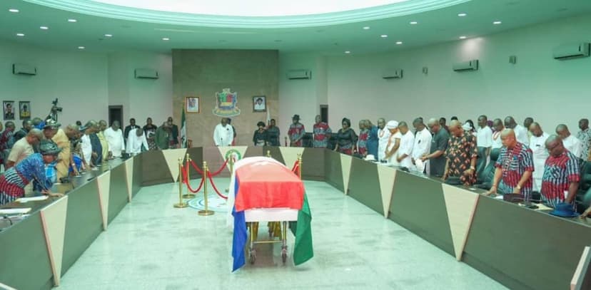 Eulogies as Bayelsa Cabinet bids late commissioner farewell