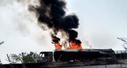 60 travellers burnt to death as truck, fuel tanker collide in Kwara 