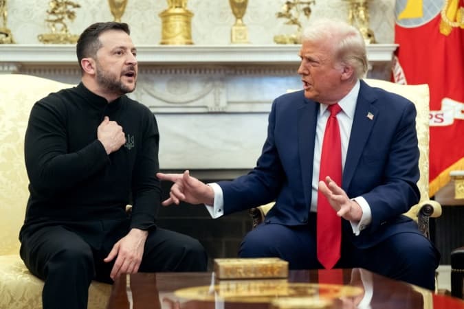 Zelensky walks out of White House after bitter showdown with Trump
