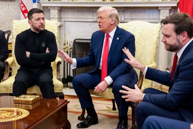 European leaders back Zelensky after Trump clash