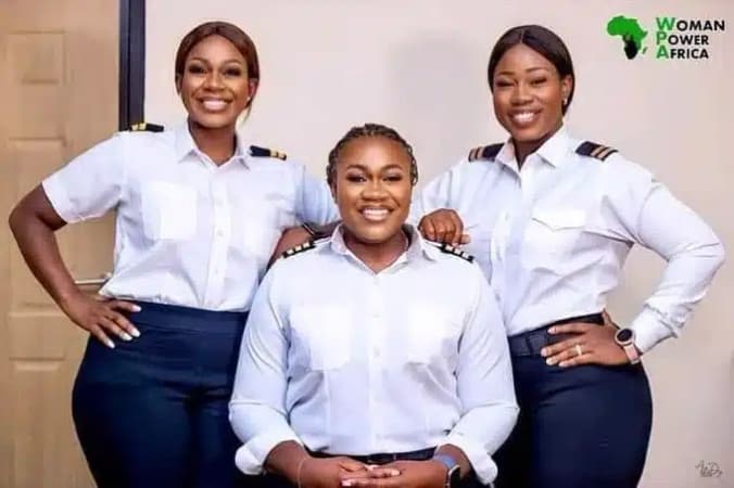 Three Nigerian sisters become pilots – just like their father – reveal how they did it