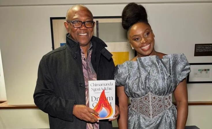 Peter Obi attends launch of Chimamanda’s book in London