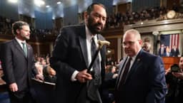 US lawmaker ejected from House chamber for heckling Trump during joint address to Congress