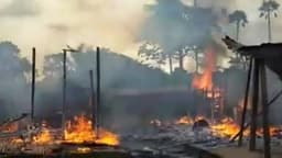 Protesters burn Benue LG secretariat, palace over killing of community guards