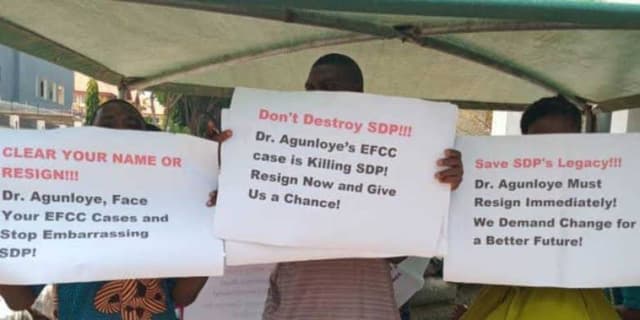 El-Rufai?s supporters storm SDP secretariat, demand national secretary?s removal