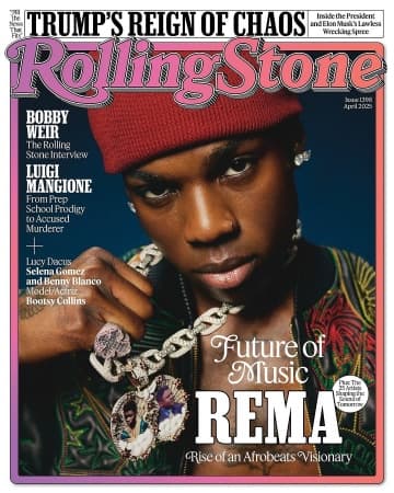 Rema becomes first African artiste to feature on Rolling Stone cover