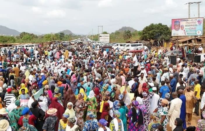 Kogi Central residents protest Senator Akpoti-Uduaghan?s suspension