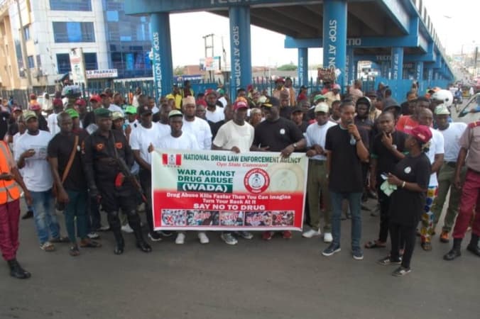 A million people in Oyo State abuse illegal drugs ? NDLEA