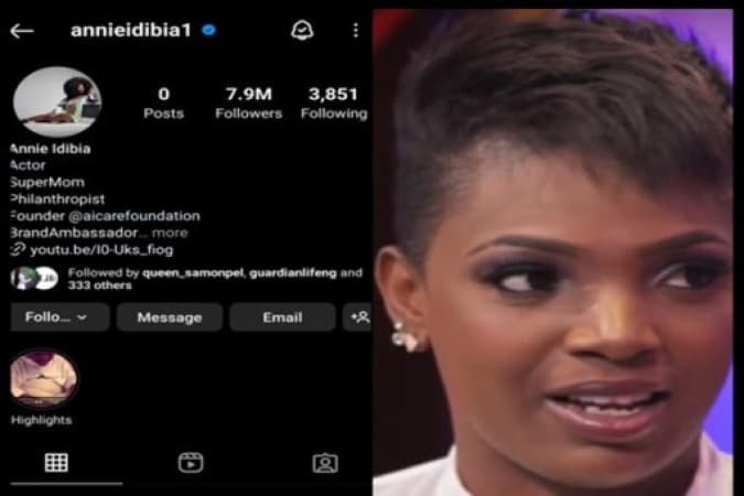 Annie Idibia returns to social media, deletes Instagram posts