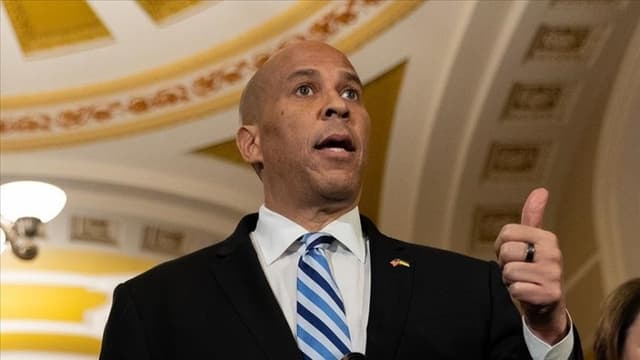 Cory Booker breaks US Senate record with 25-hour marathon speech in protest of Trump?s policies