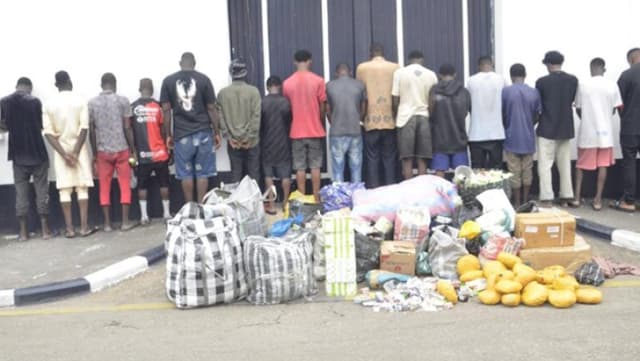 Navy arrests 27 suspected drug peddlers in Lagos