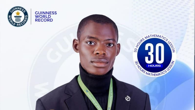Nigerian varsity student sets new global record in Mathematics