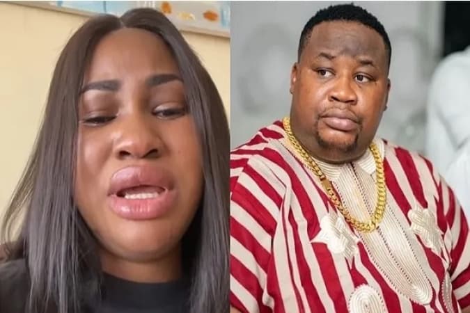 Alleged Baby Mama threatens to report Cubana Chief Priest to deity over paternity dispute