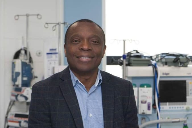 Nigerian surgeon leads life-saving surgery for UK girl born with heart outside chest