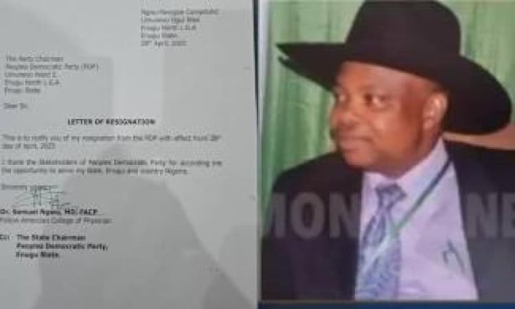 Former Enugu Commissioner dumps PDP