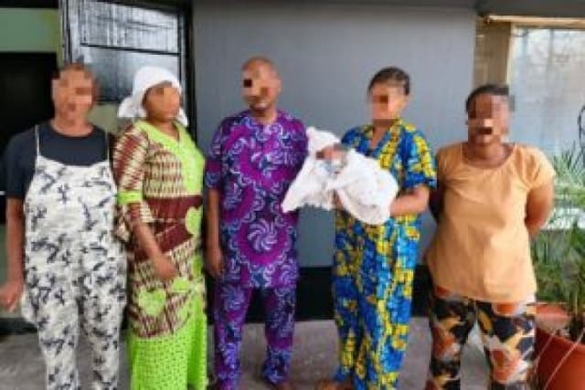 5 in police net for allegedly stealing, selling 2-week-old baby