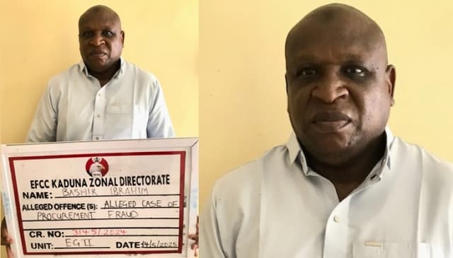 EFCC arrests ex-govt contractor for alleged N30b fraud in Kaduna