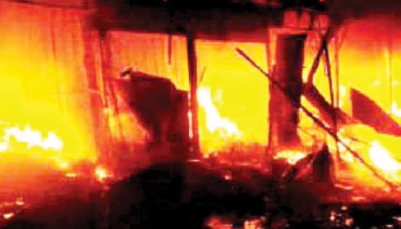 Father sets wife, children ablaze over alleged infidelity, daughter dies