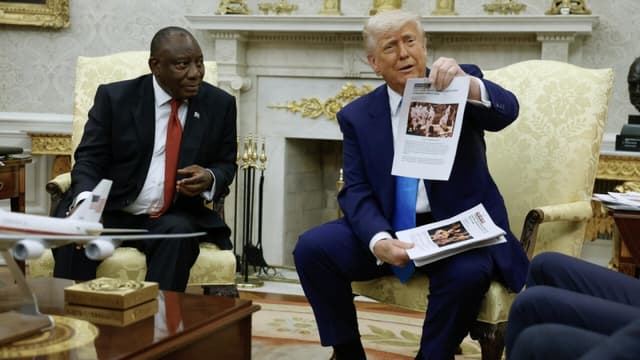 Trump?s photo of dead ?white farmers? shown Ramaphosa not from South Africa ? Report
