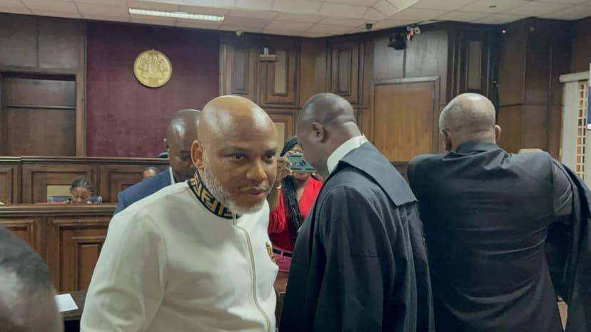 Court admits videos as evidence in Nnamdi Kanu’s trial