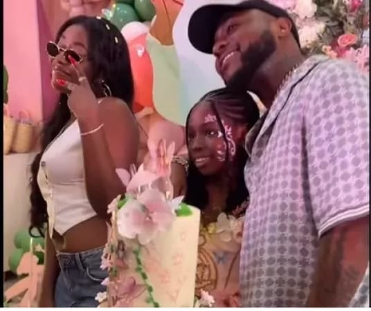 Davido reunites with ex-partner for daughter?s 10th birthday party