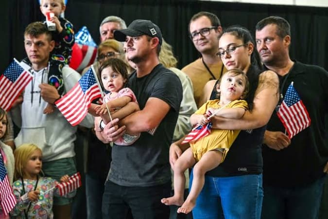 Second group of white South African refugees arrives in US under Trump-era resettlement program