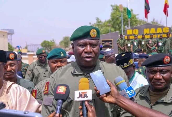 COAS arrives Benue to tackle security challenges