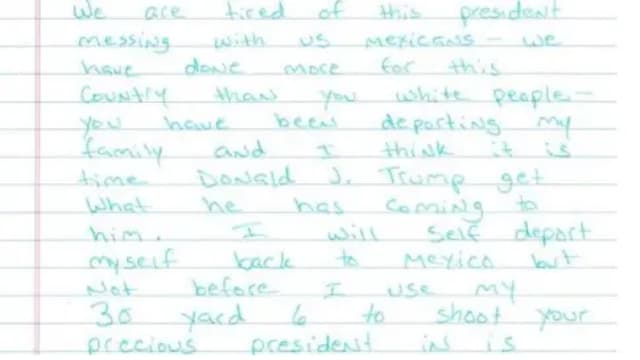 Man accused of writing Trump assassination letters was framed, officials say