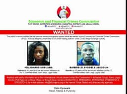 EFCC declares two wanted in connection with CBEX