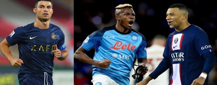 Osimhen, Mbappe, Ronaldo, dominate Transfermarkt’s most viewed profiles