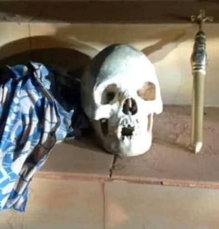 Police raid Enugu church, recover human skull, ritual items