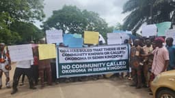 Edo community protests alleged takeover of ancestral land