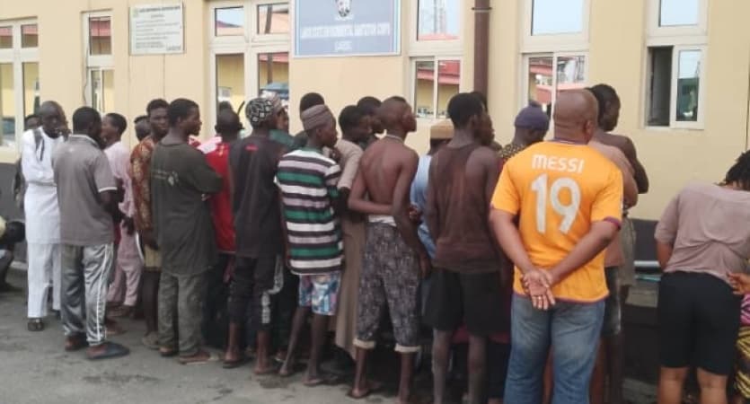 Court remands 34 suspects in jail for street trading in Lagos