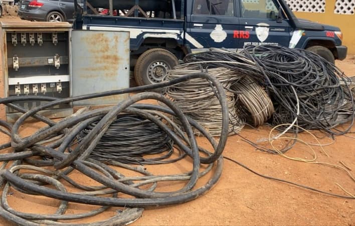  Police officer, two others arrested for vandalising electricity cables