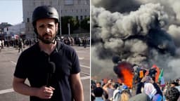 Calm returns to Los Angeles after hundreds arrested