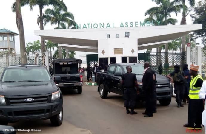 Heavy security presence as President Tinubu attends Joint Session of National Assembly