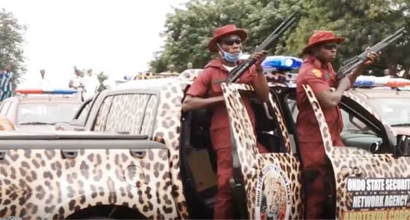 Amotekun operative slumps while preparing for work, dies