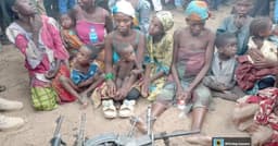 Bandit kingpins surrender arms, release 16 kidnapped persons in Katsina